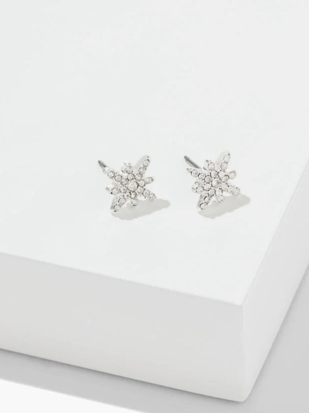 Talbots Delicate Starburst Stud Earrings - New With Tag In Box